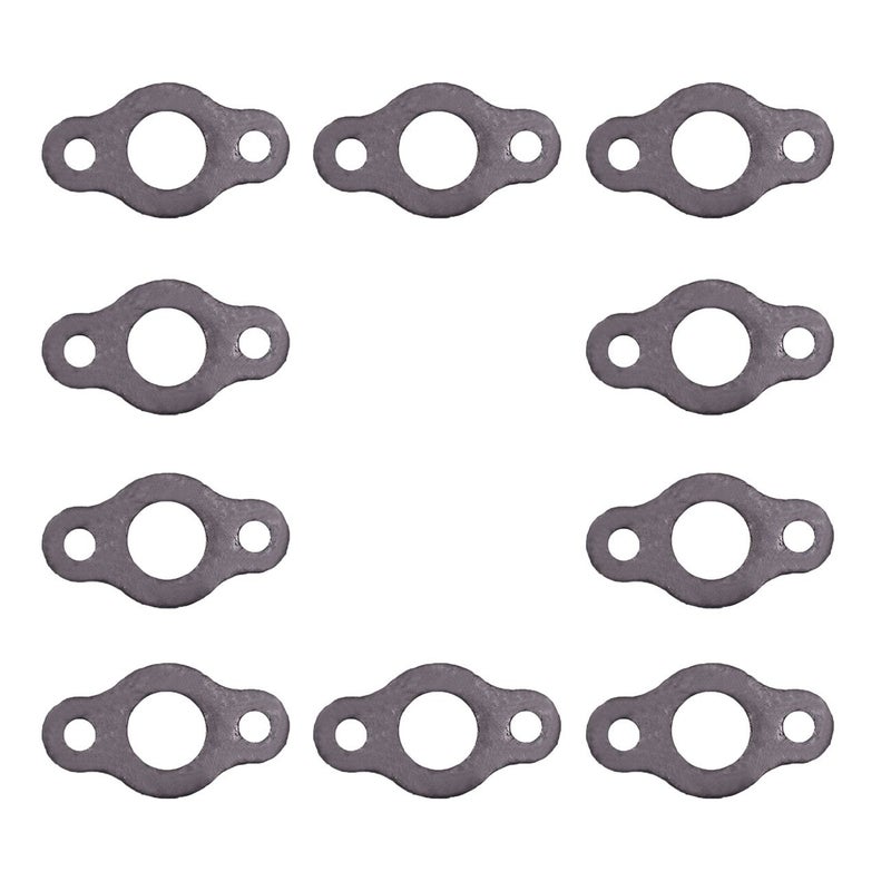 sthus New 10pcs Pipe Flange Gasket For 49cc 66cc 80cc 2 Stroke Engine Motorized Bicycle - Image 2